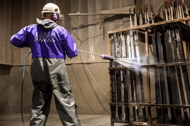 Vodní vysokotlaké odlakování